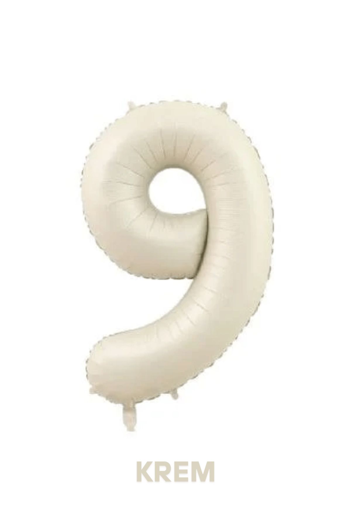 Mielibon Rakam Folyo Balon Krem Renk - 76 cm