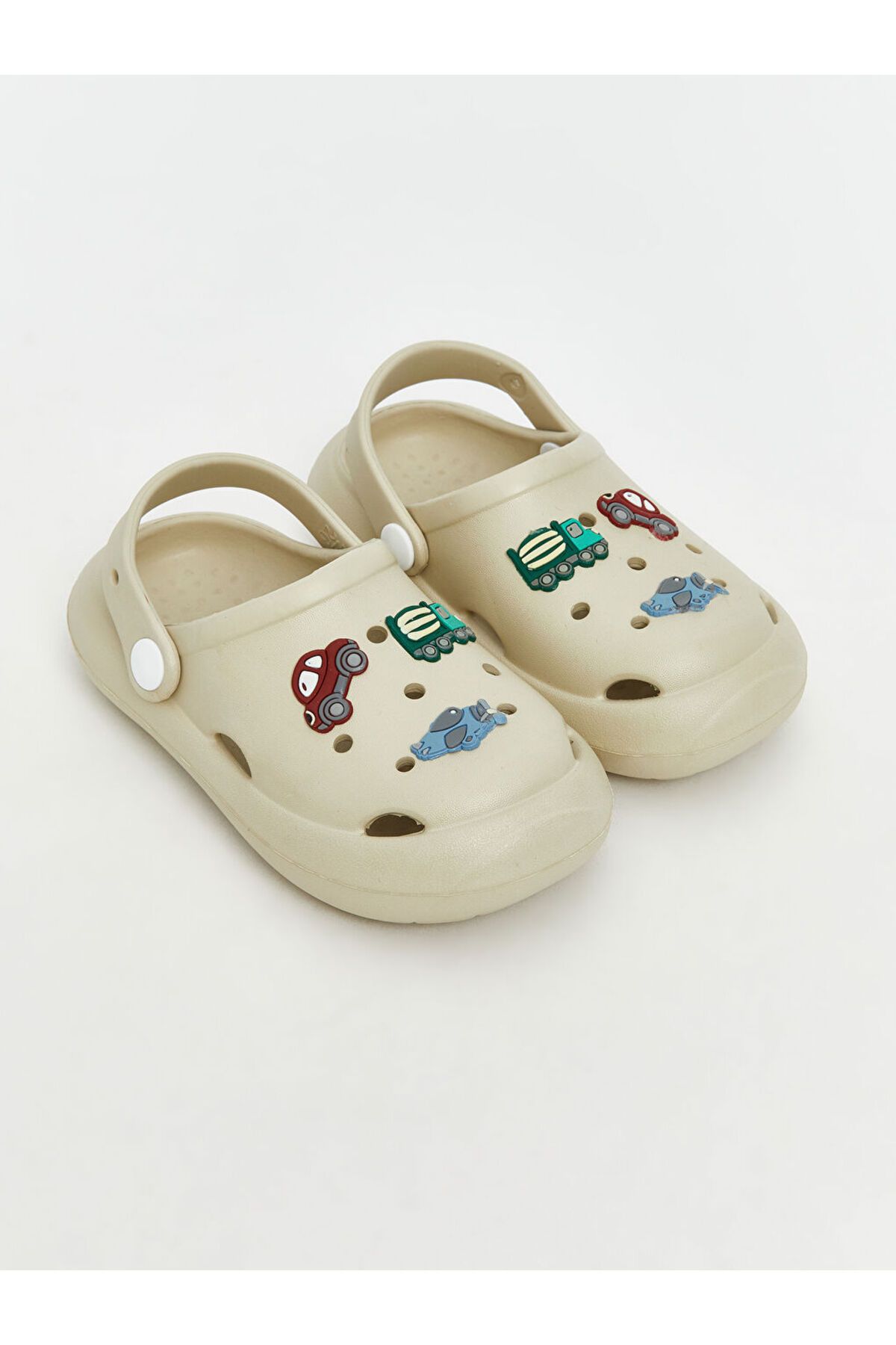 LC Waikiki LCW STEPS Bej Baskılı Erkek Bebek Plaj Sandaleti