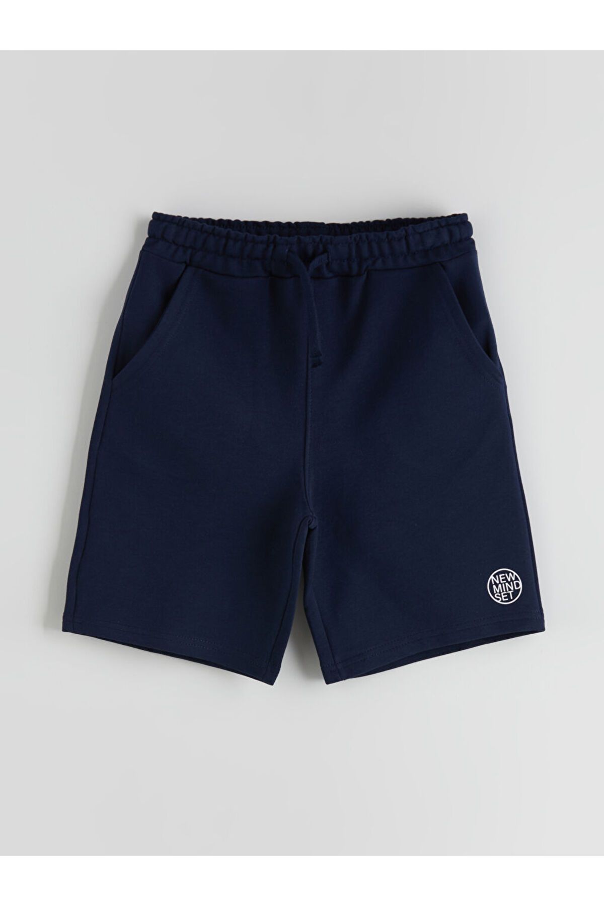 LC Waikiki-Sparkling Selections from Shining Store |   Navy Blue Boys' Shorts with Elastic Waist 1