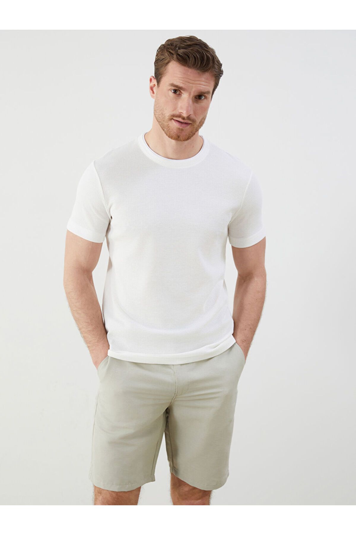 LC Waikiki-New Season Crew Neck Plain Men's T-Shirt - S5Jf99Z8 1