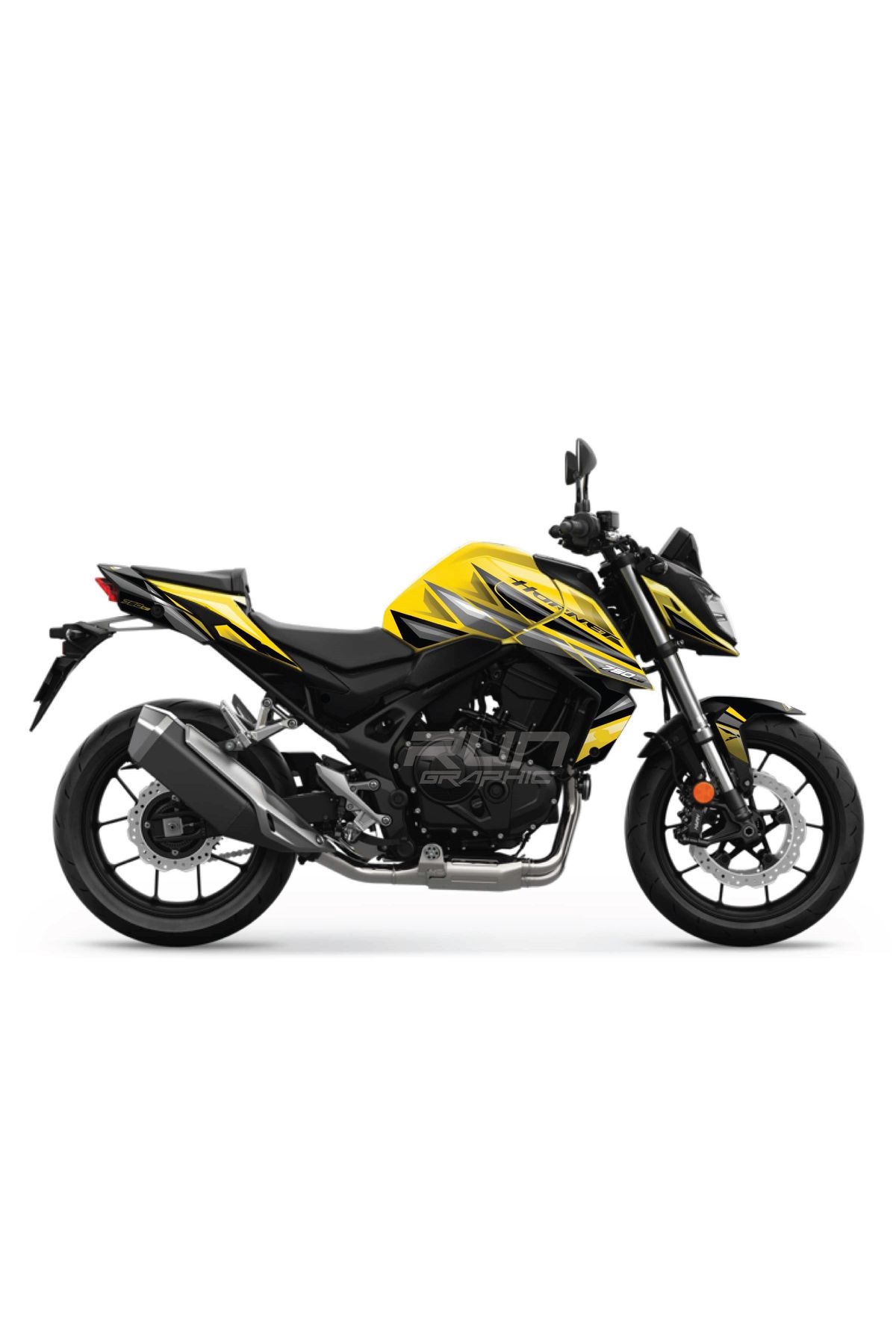 Run Grafik Shop HONDA HORNET 750 2023-2025 LEVEL KAPLAMA GRAFİK SET KİT