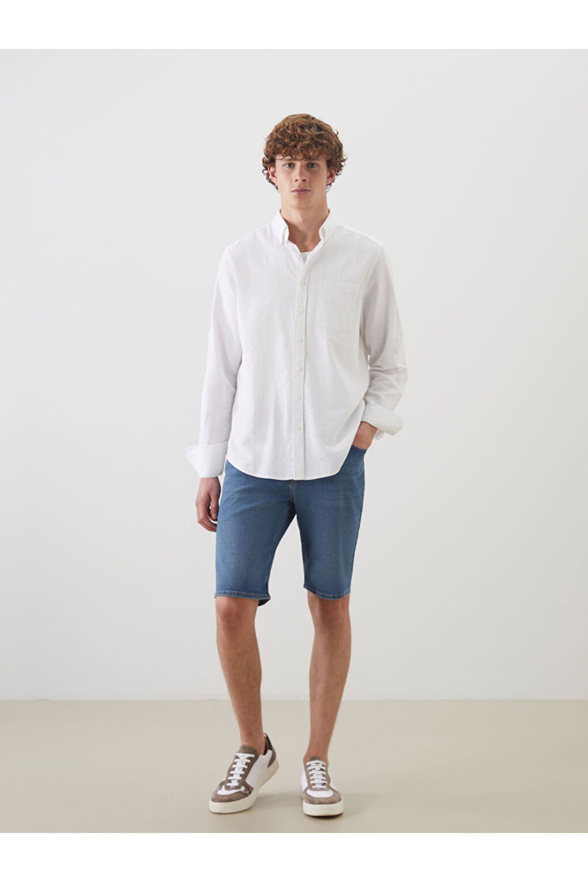 LC Waikiki Slim Fit Erkek Jean Şort