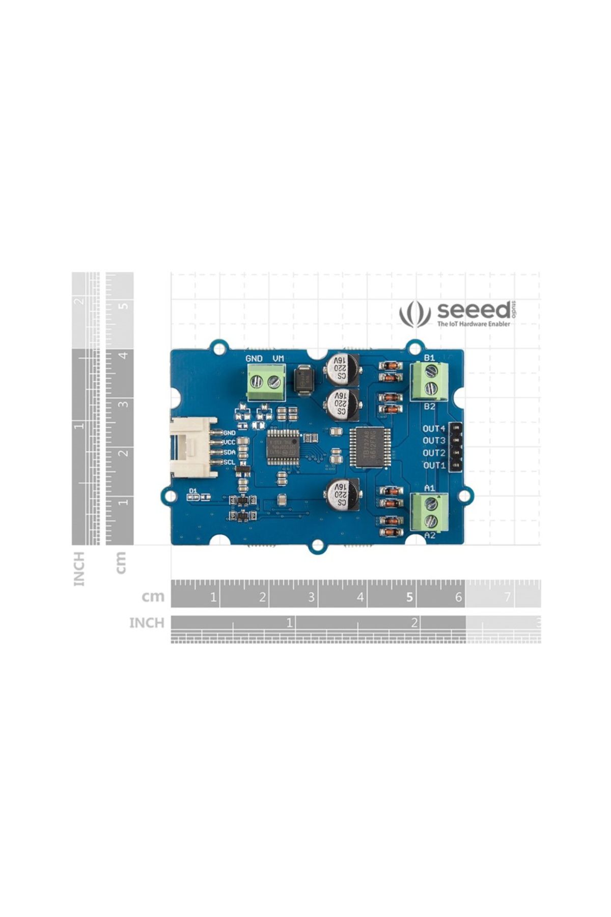 ROBOFUN-Grove I2C motor driver based on TB6612FNG 5