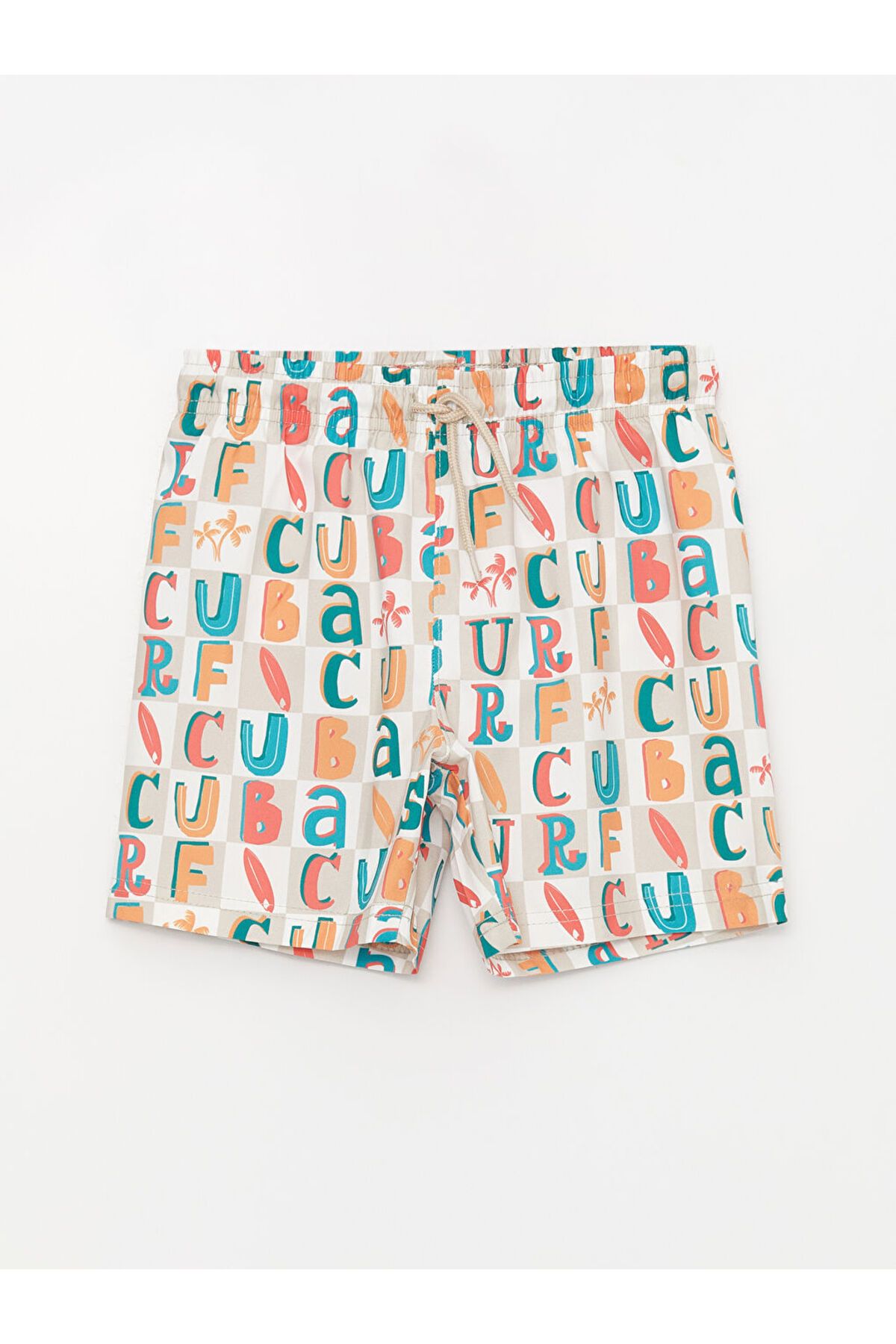 LC Waikiki-Quick Dry Boys' Swim Shorts with Elastic Waist 1