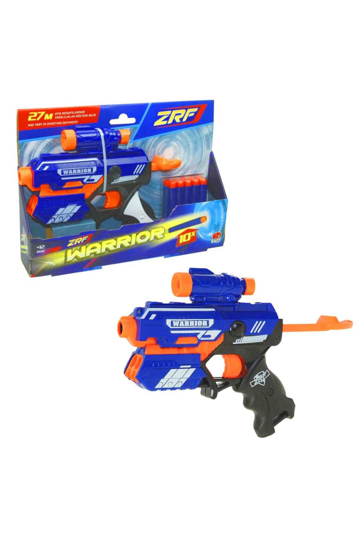 Art Tone ETHEM ZRF WARRIOR 1453 SÜNGER TABANCASI LAZER IŞIKLI 10 MERMİ 12+
