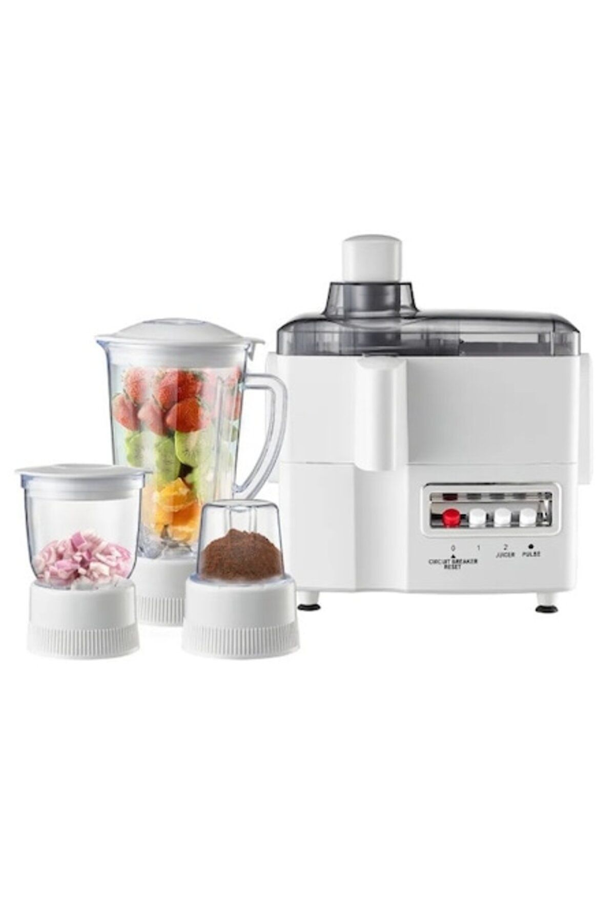 Rovitech-Robot Multifunctional 4 in 1 Blender, Storcator, Rasnita, Masina tocat, 2000W 1