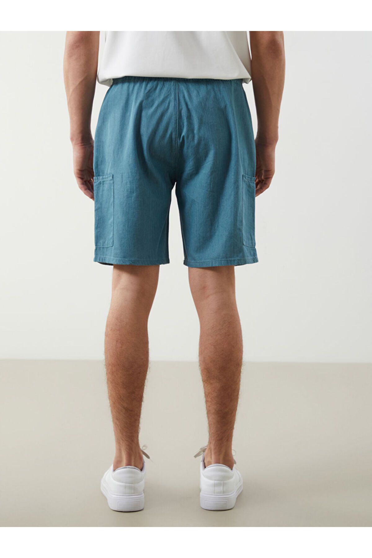 LC Waikiki-Sparkling Selections from Shining Store |   Jeans Indigo Comfortable Fit Men's Jean Shorts 4