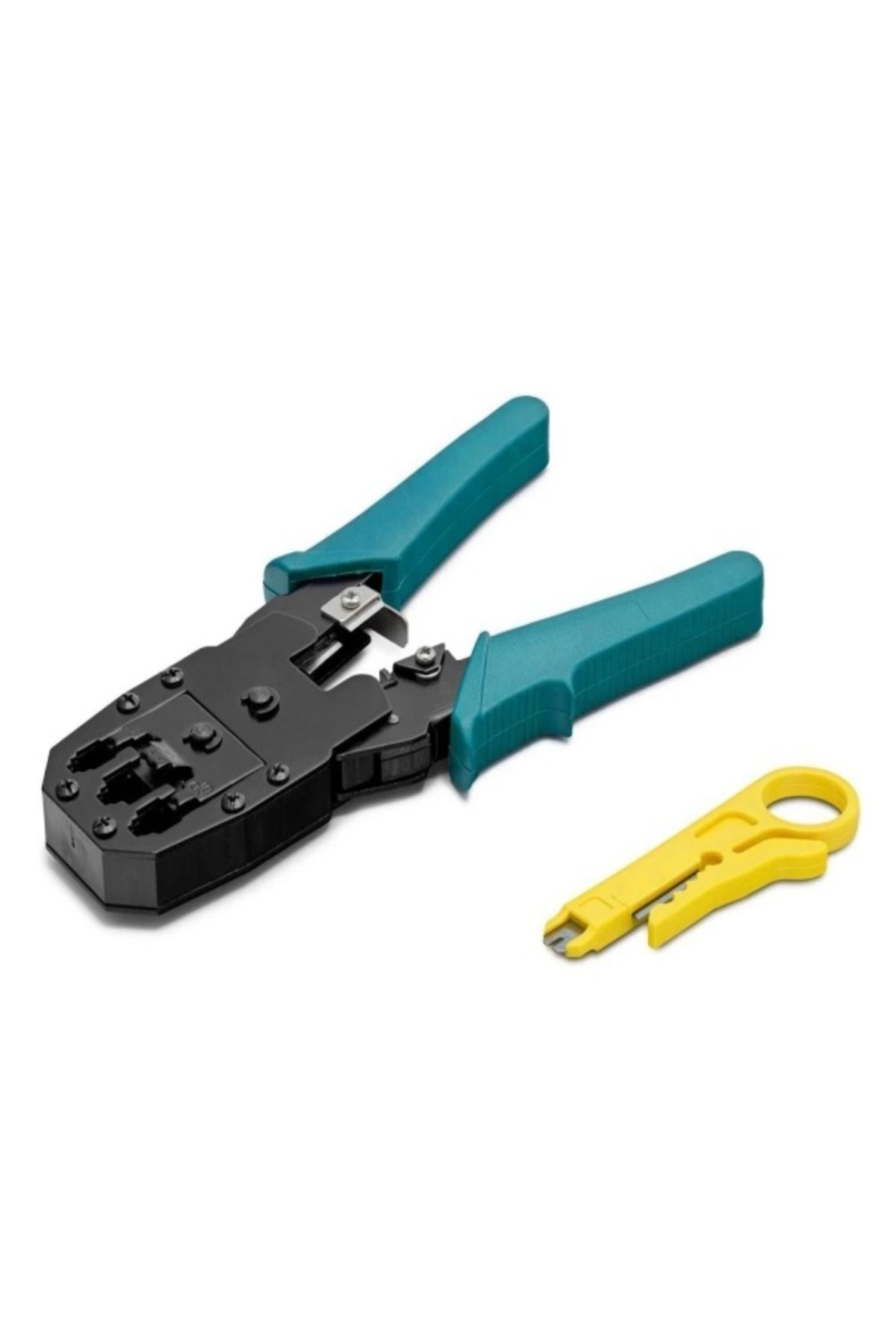 BİODATA RJ45 RJ11 RJ9 Ağ Sıkma Pensesi Çok Fonksiyonlu Ağ Kablosu Çakma Pensesi – Ethernet & Telefon