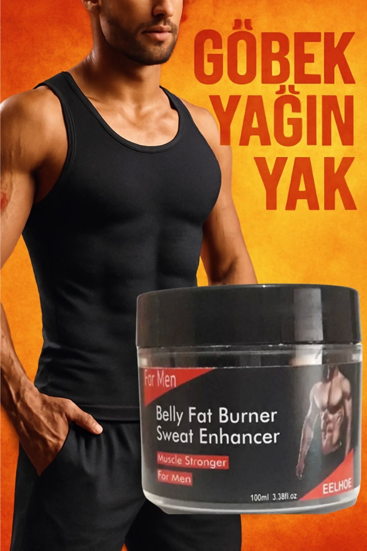 gizmurstore Belly Fat Burner For Man Erkek Hızlı Krem 100ml Thermal