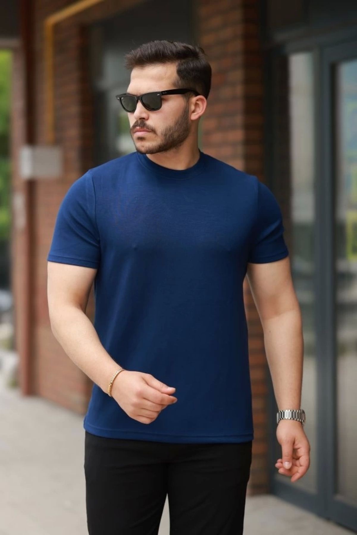 Butik Erkek Basic Kısa Kollu Tişört