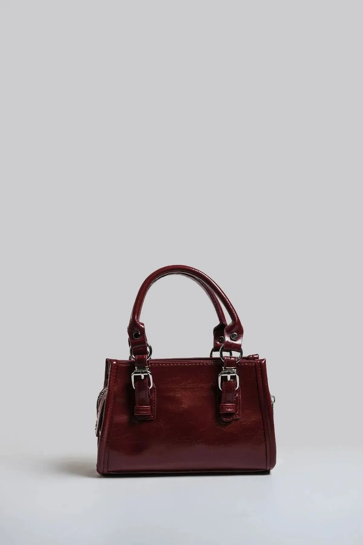 FHD BAGS Kadın Kutu Model Kemer Aksesuarlı Mini Çanta