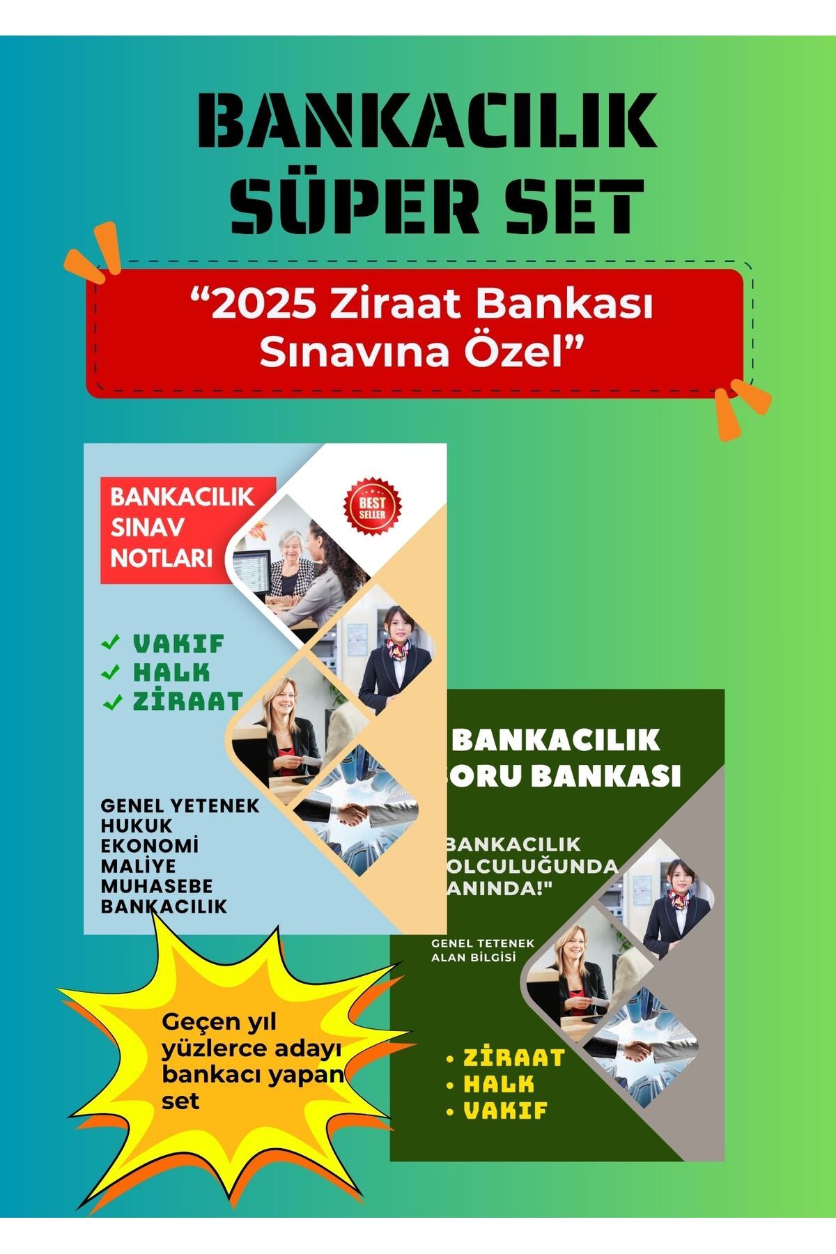 Pratik Kaynak Yayınları Ziraat Bankası Sınavı 2025 – Tüm Hazırlık Seti (Konu Anlatım + Çözümlü Soru Bankası)