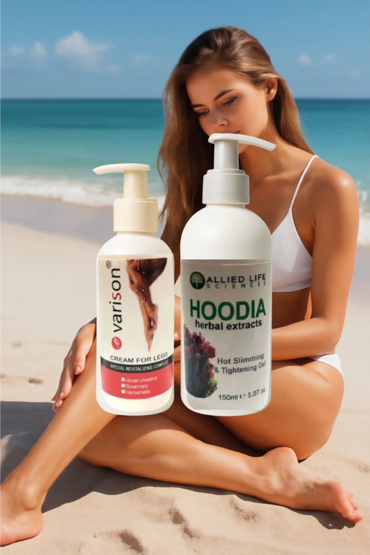 ÖYKÜ VE YİĞİT Varison 120 ml Bacak Krem + Hoodia Gel Yaza Hazırlık Seti