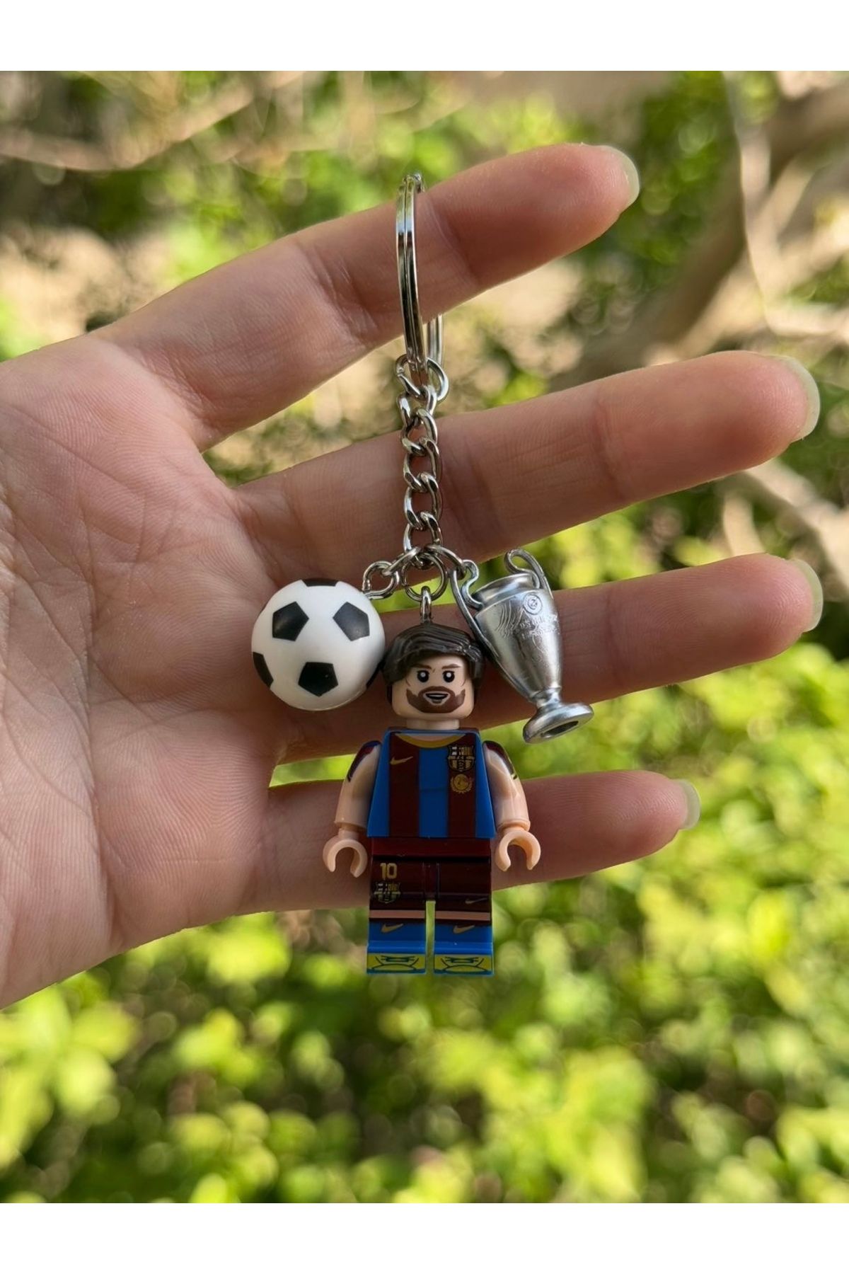 womi Futbolcu Messi Mini Figür Aksesuar Hediyelik Anahtarlık