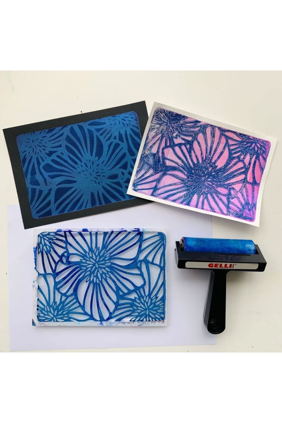MASTRO Gel Printing Plate Jel 11 Adet Dikdörtgen Baskı Plakası 12.5cm x 17.5cm