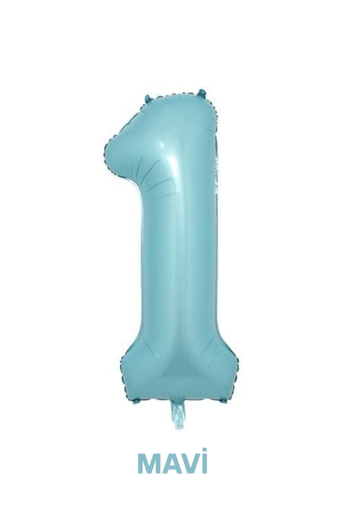 Mielibon Rakam Folyo Balon Mavi Renk - 76 cm