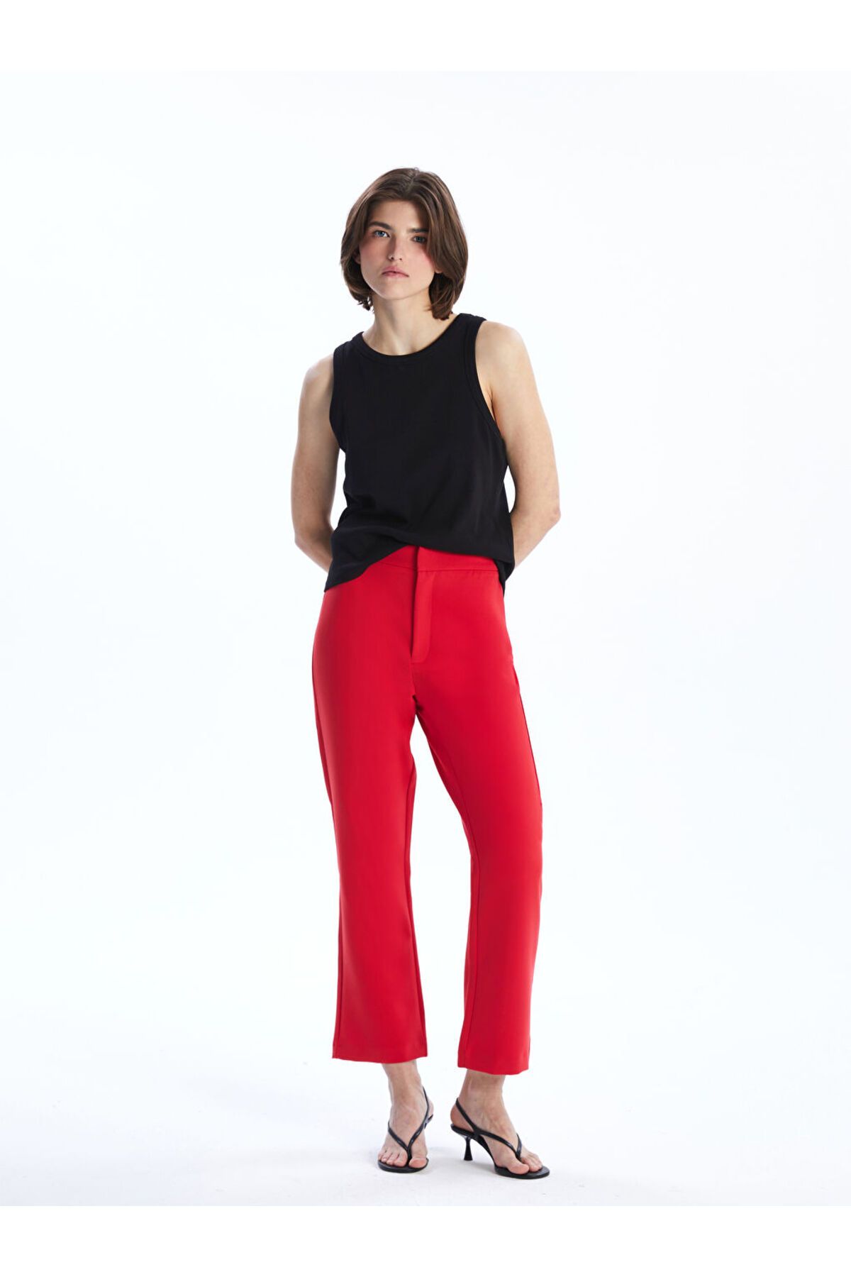LC Waikiki Dar Fit İspanyol Paça Kadın Pantolon