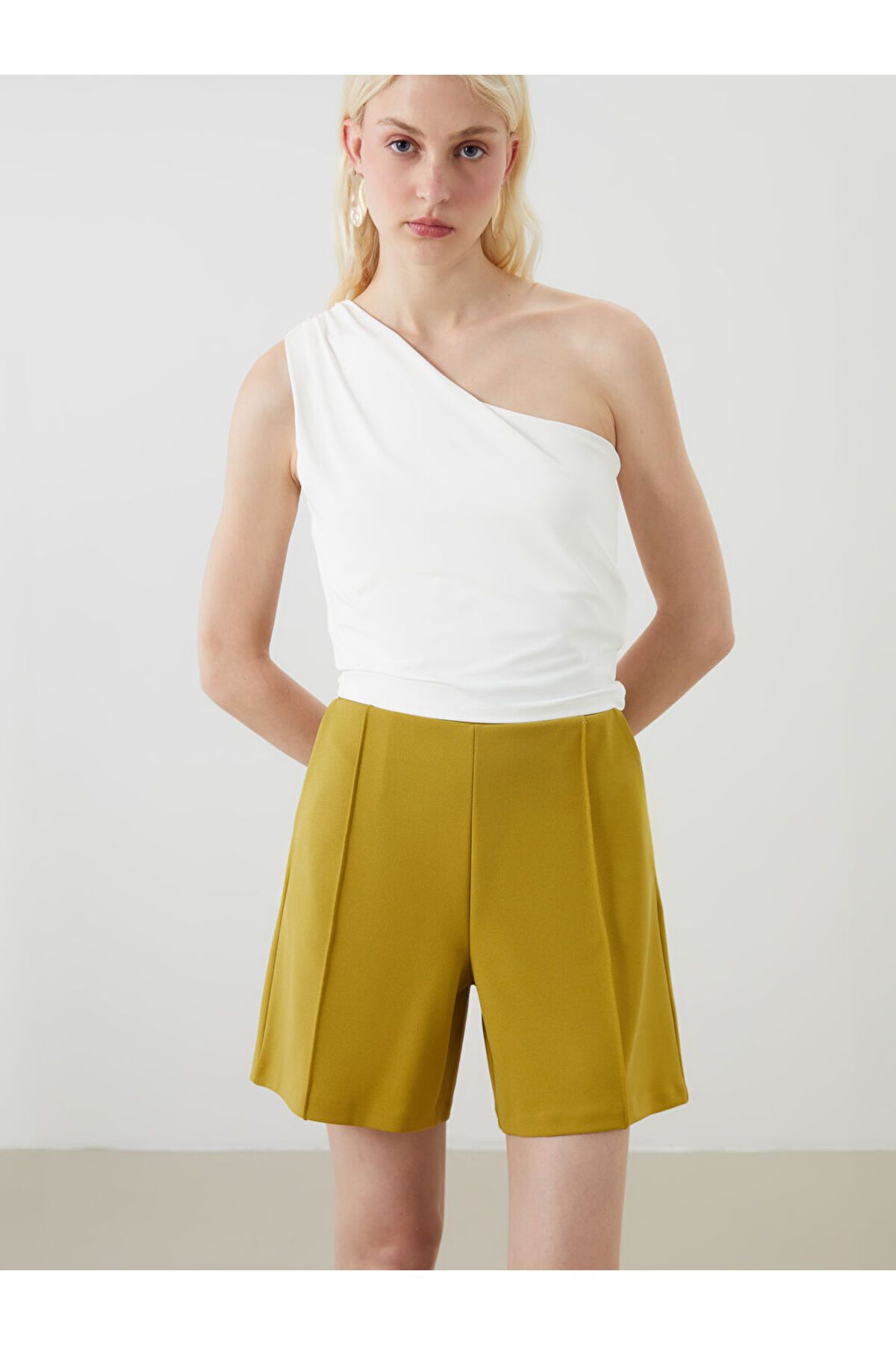 LC Waikiki-Create Your Style from Uzg Store |   One Shoulder Gathered Blouse 2