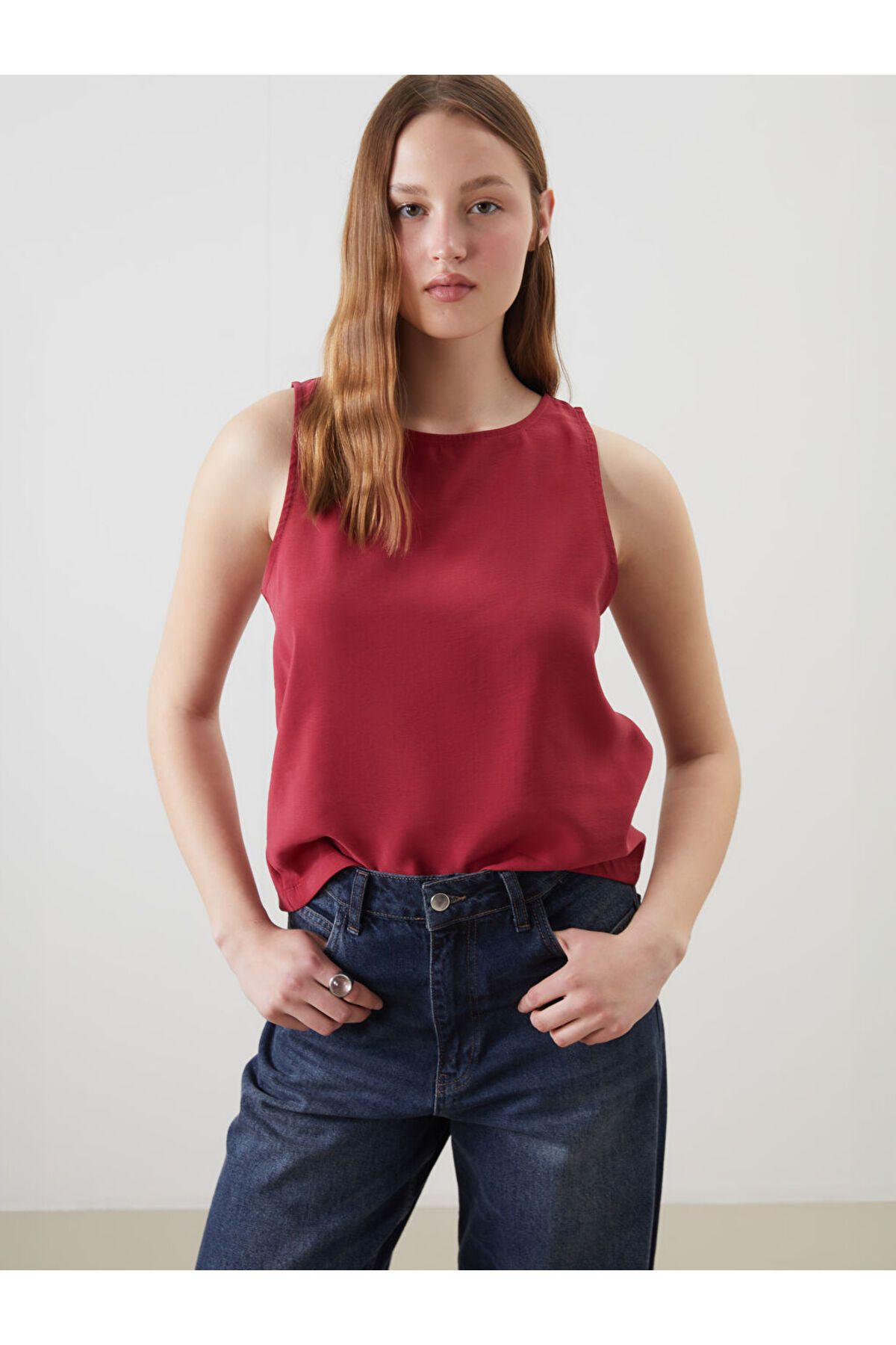 LC Waikiki LCW Bisiklet Yaka Kadın Bluz