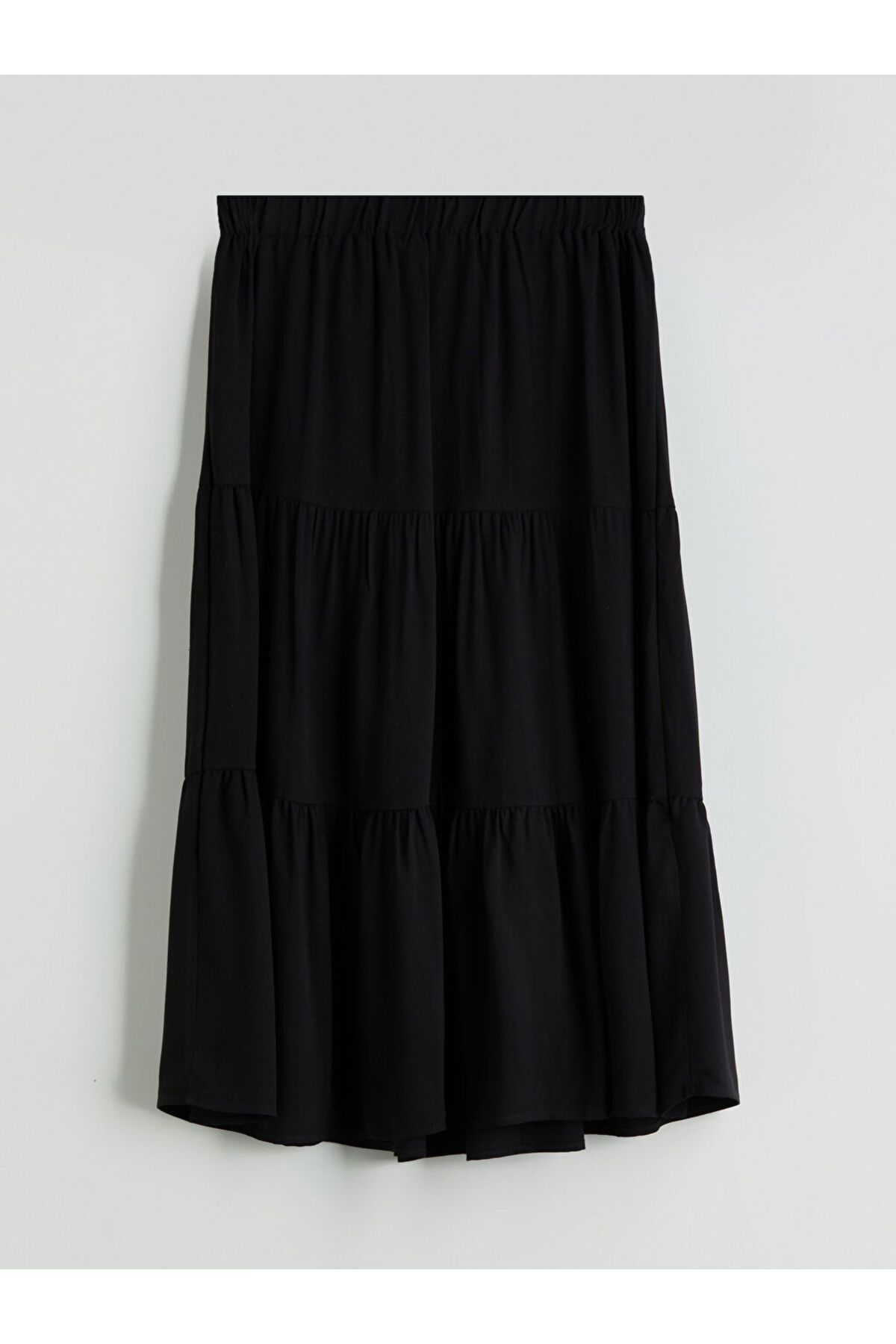 LC Waikiki-Folded Skirt with Elastic Waist 6