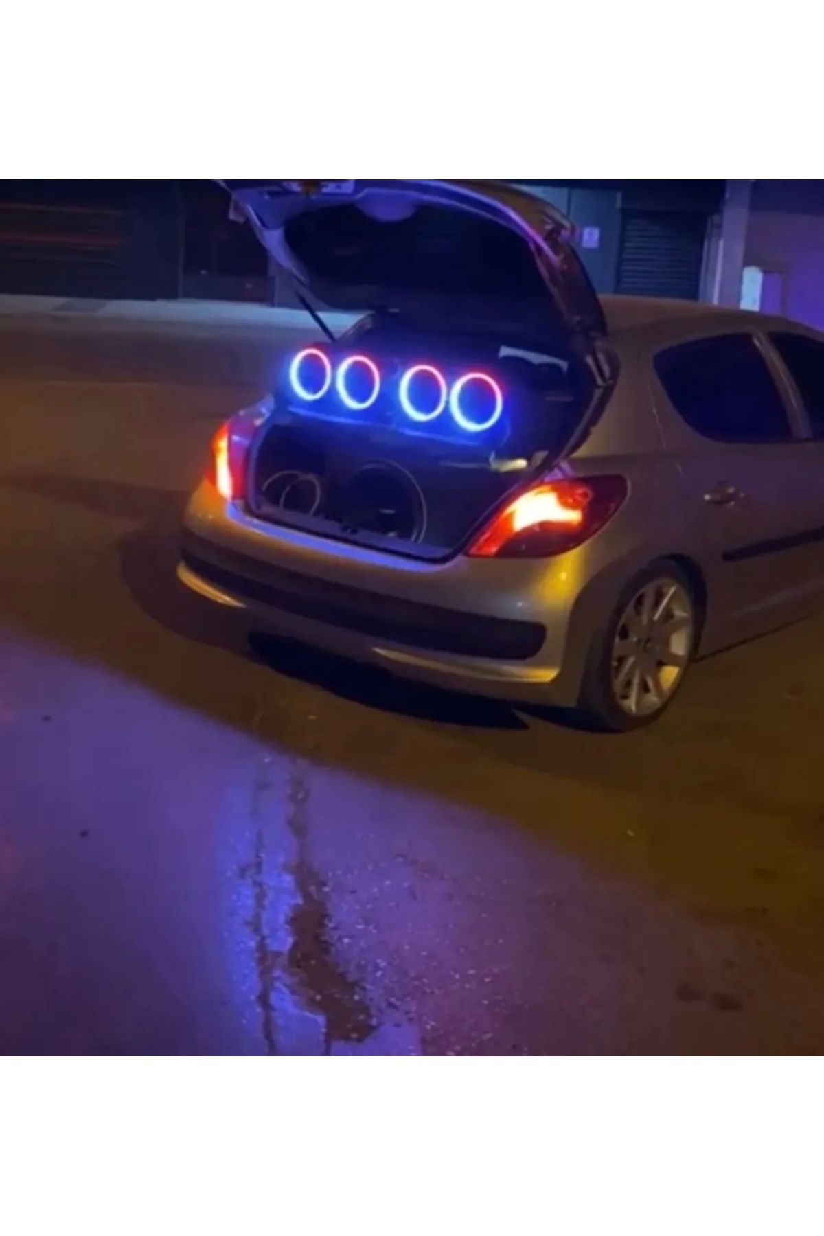 TREND 4 ADET PETEKLİ PİXEL KAYAR NEON LEDLİ KAPAK 16 CM VE 358MOD 12 SESE DUYARLI KUMANDALI MODÜL