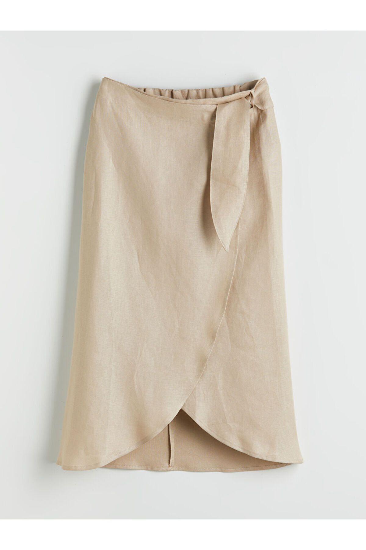 LC Waikiki-Linen Skirt with Elastic Waist 5