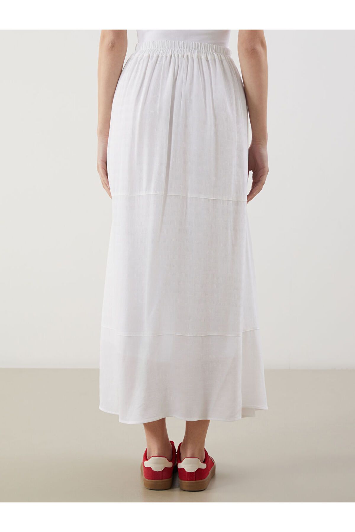 LC Waikiki-Elastic Waist Krinkle Skirt 4