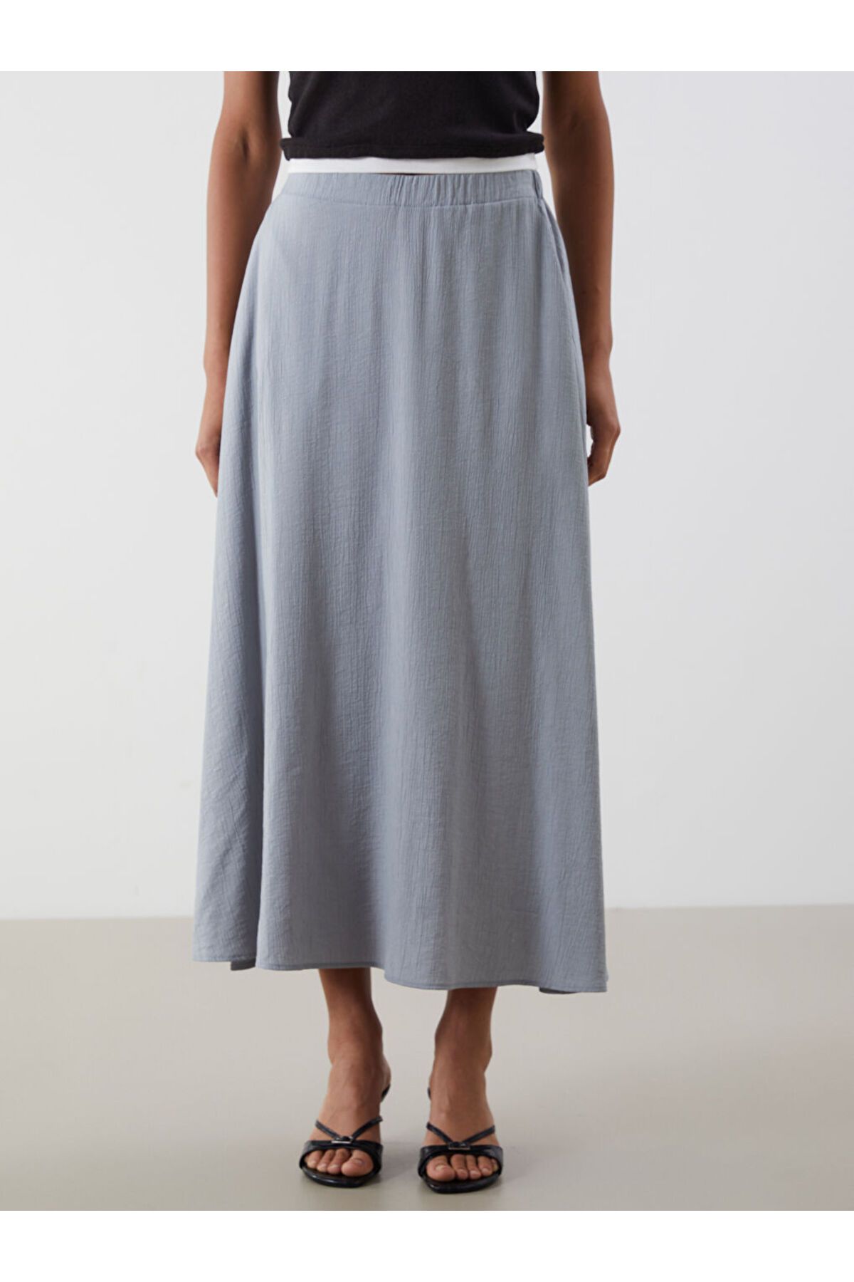 LC Waikiki-A-Line Skirt with Elastic Waist 2