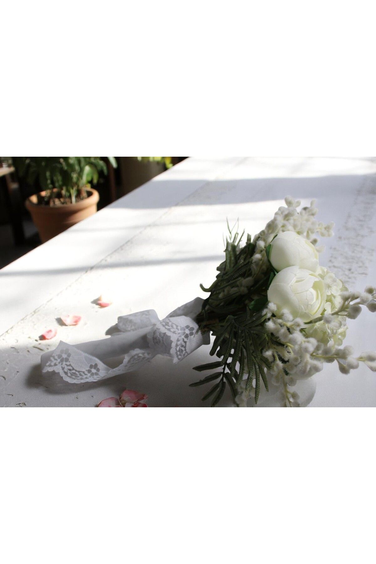 decoliva Şakayık (Peony) Gelin Buketi – El Yapımı, Nişan, Söz ve Düğün İçin Romantik Tasarım