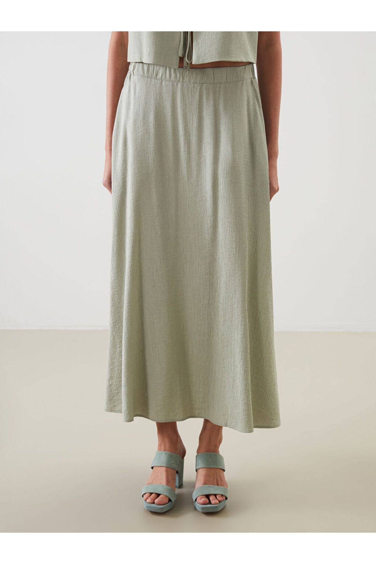 LC Waikiki-A-Line Skirt with Elastic Waist 2