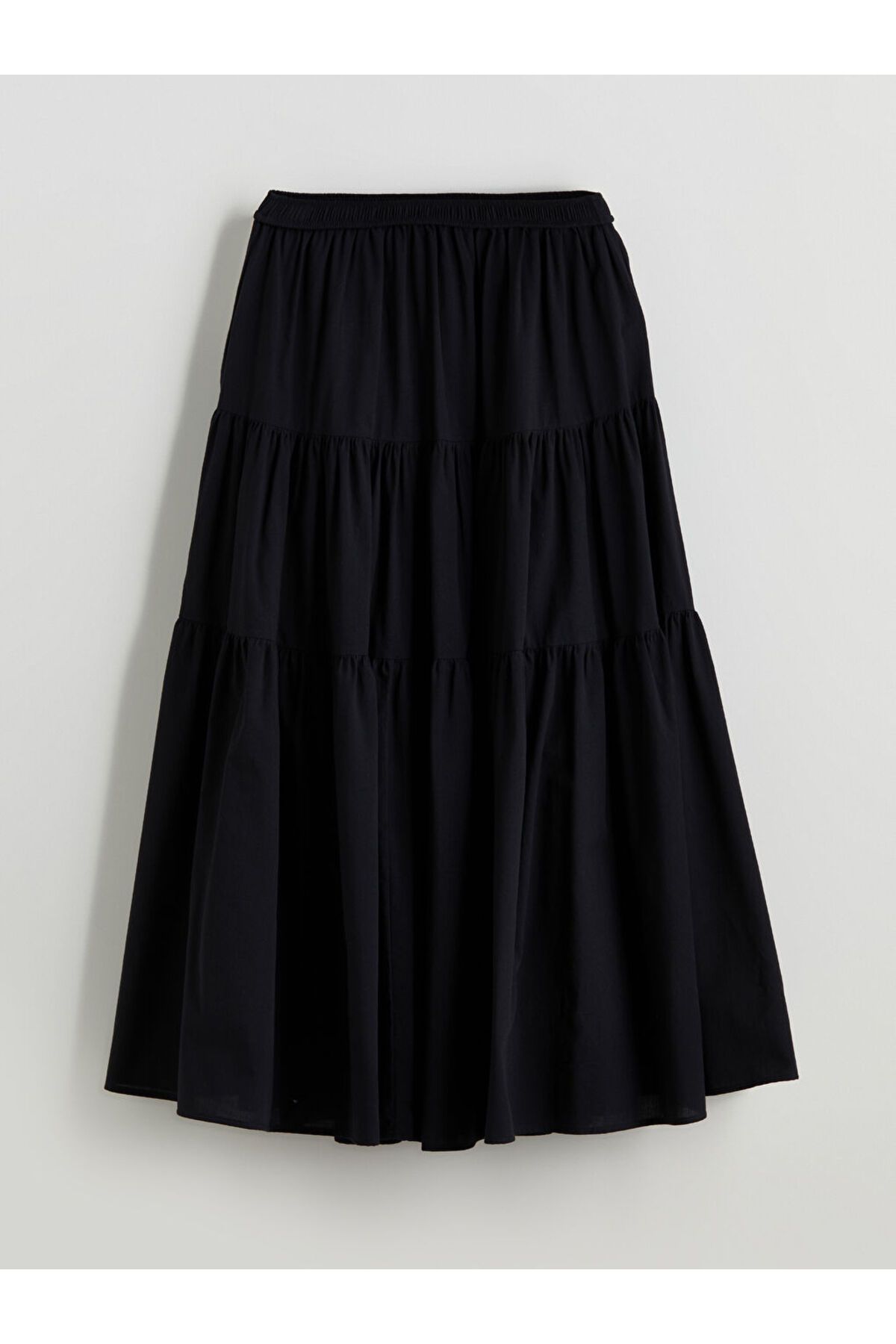 LC Waikiki-Folded Skirt with Elastic Waist 5