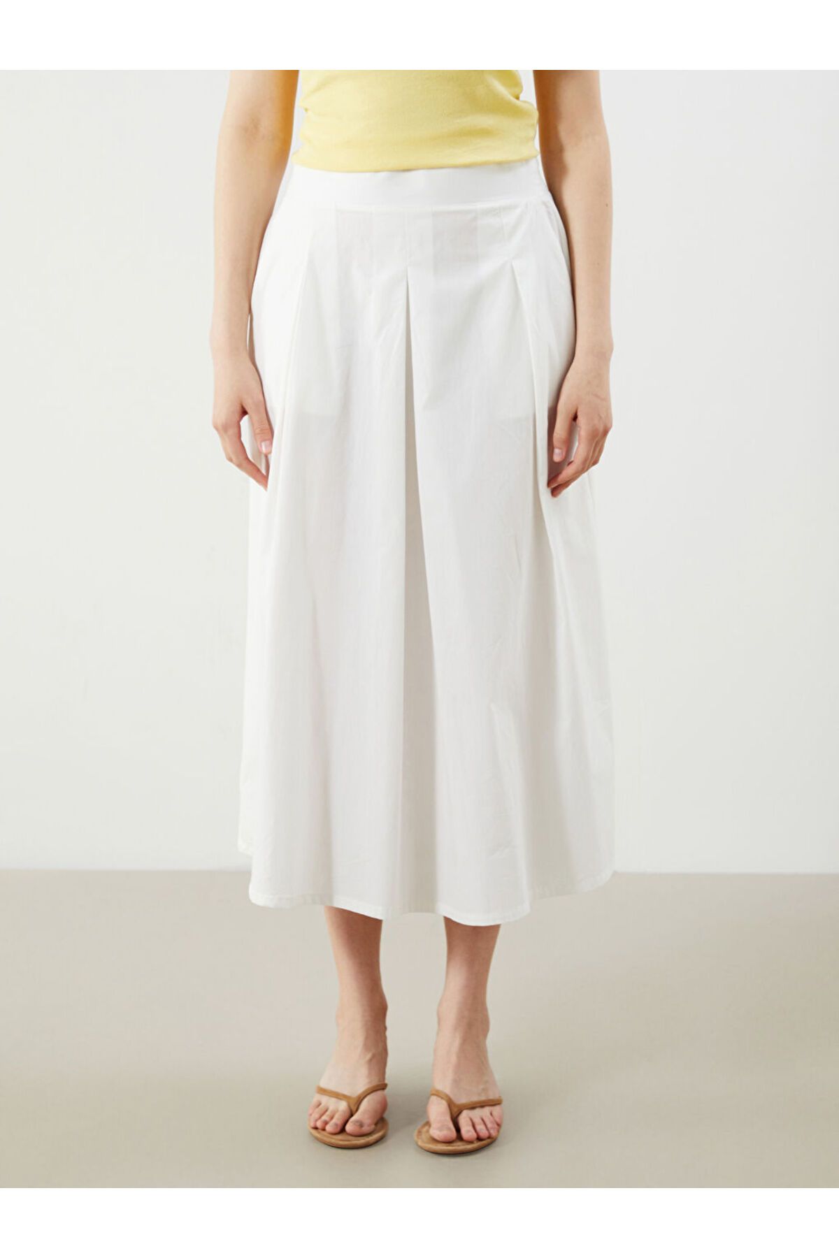 LC Waikiki-Pleated Skirt with Elastic Waist 2