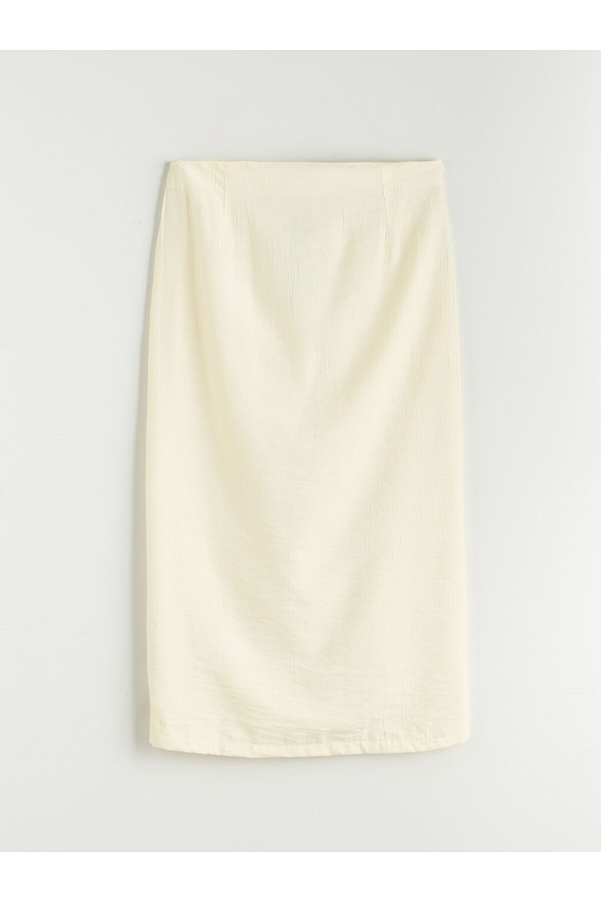 LC Waikiki-Textured Skirt with Zipper at the Waist 3