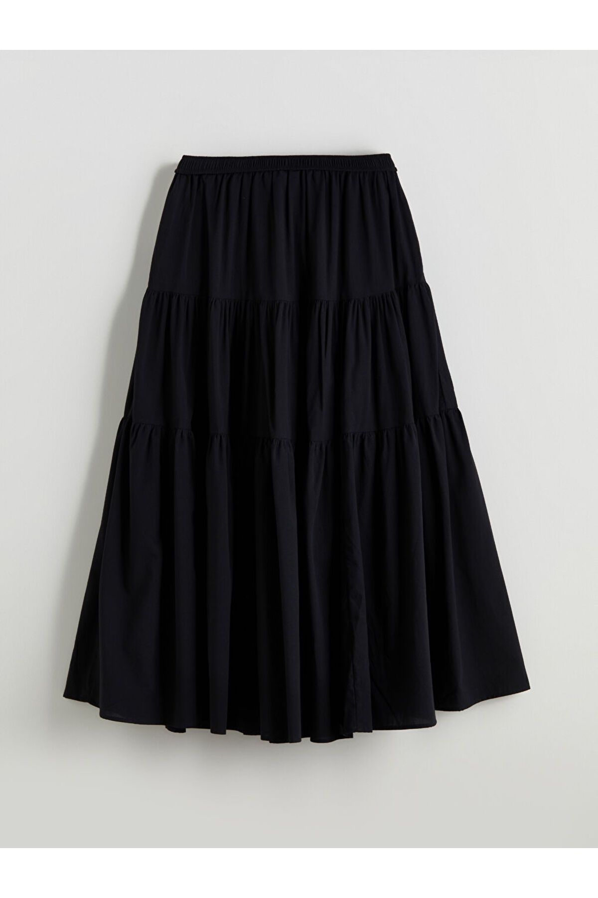 LC Waikiki-Folded Skirt with Elastic Waist 6