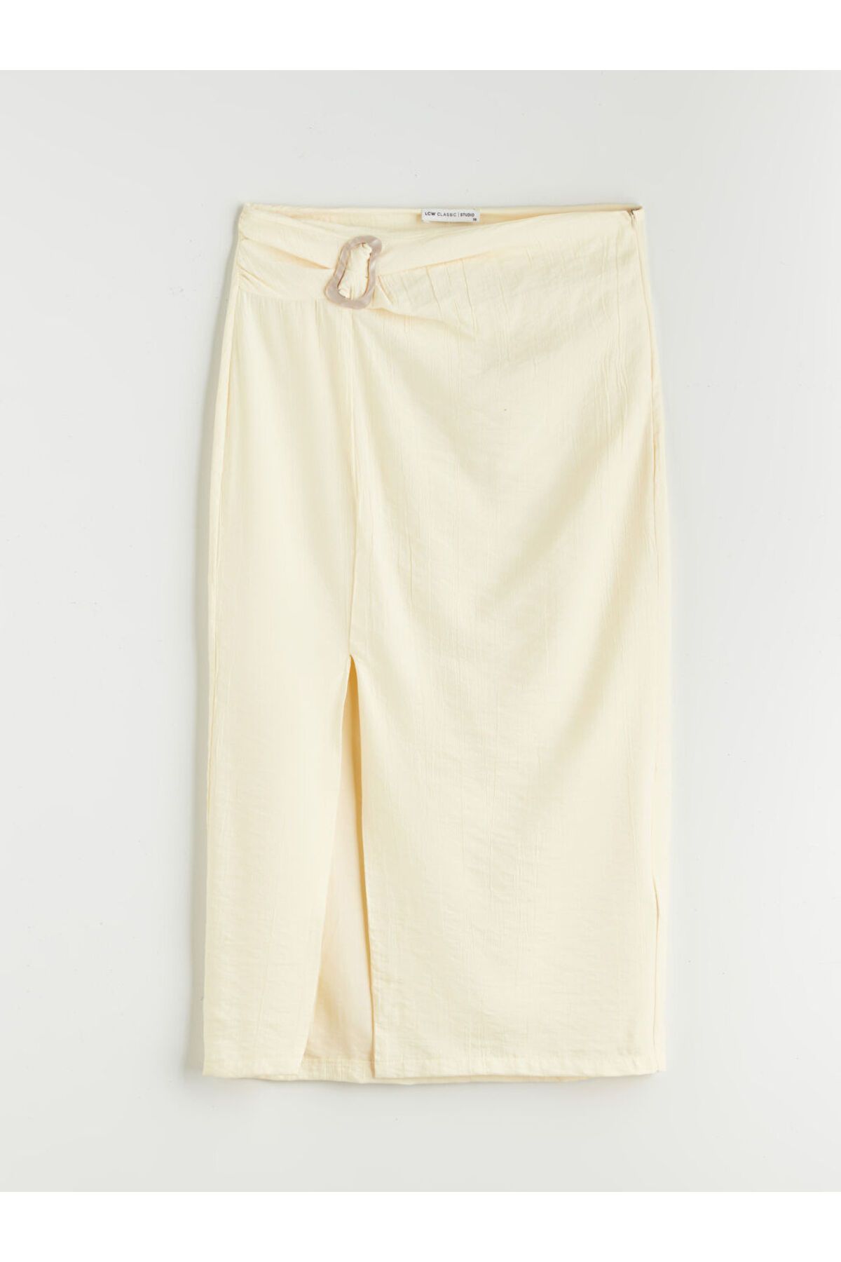 LC Waikiki-Textured Skirt with Zipper at the Waist 2