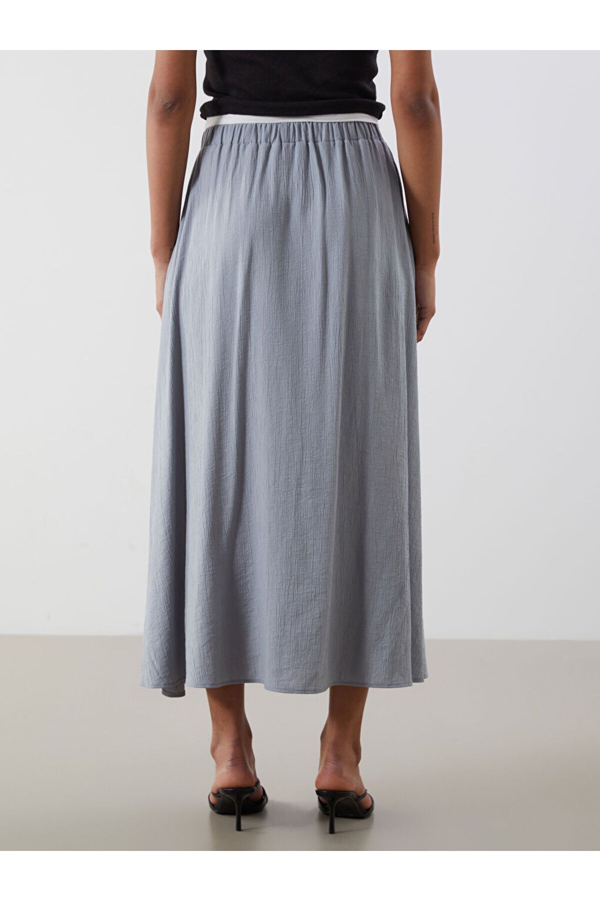 LC Waikiki-A-Line Skirt with Elastic Waist 4