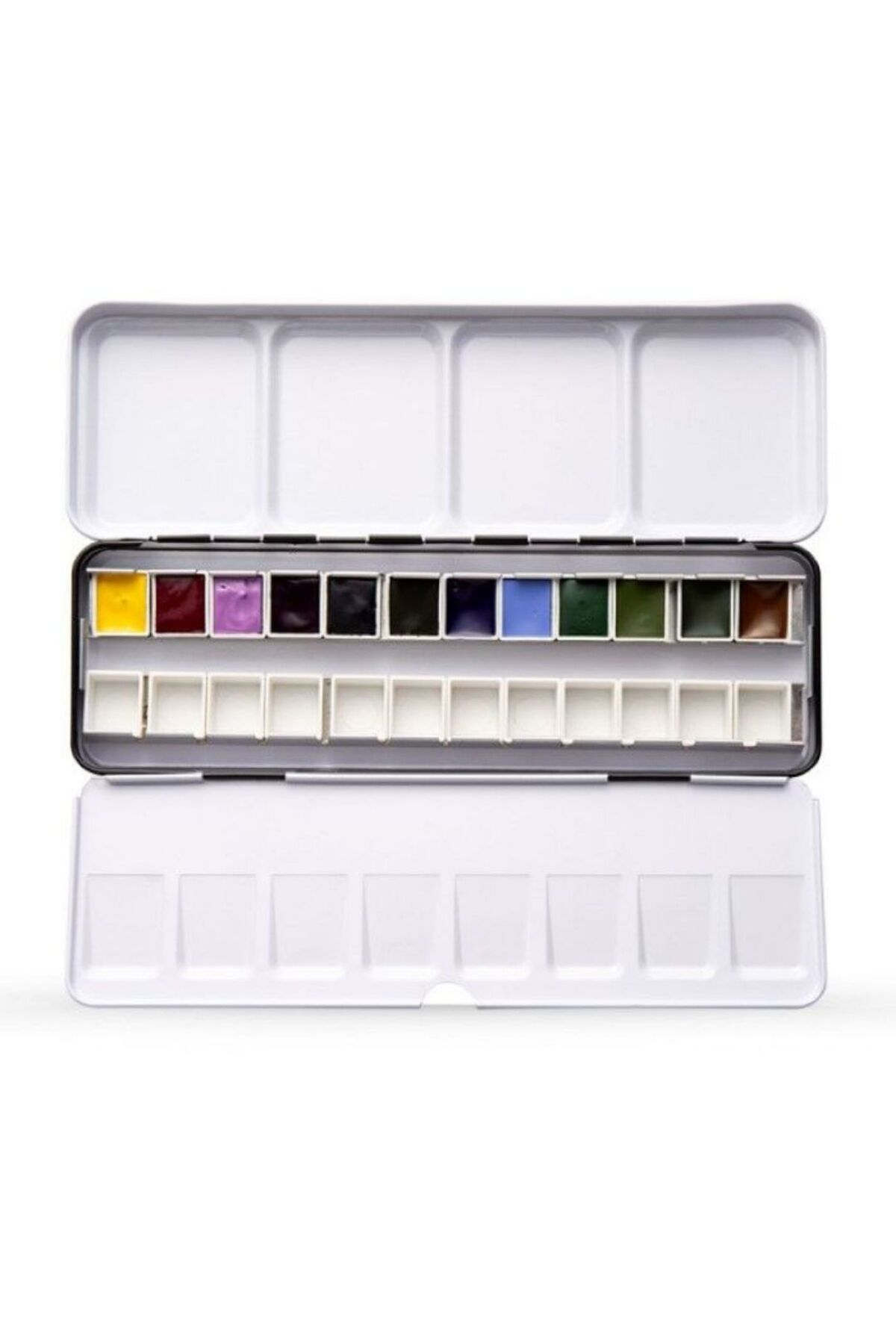 Daniel Smith Extra Fine Yarım Tablet Sulu Boya 12'Li Set Metal Kutu