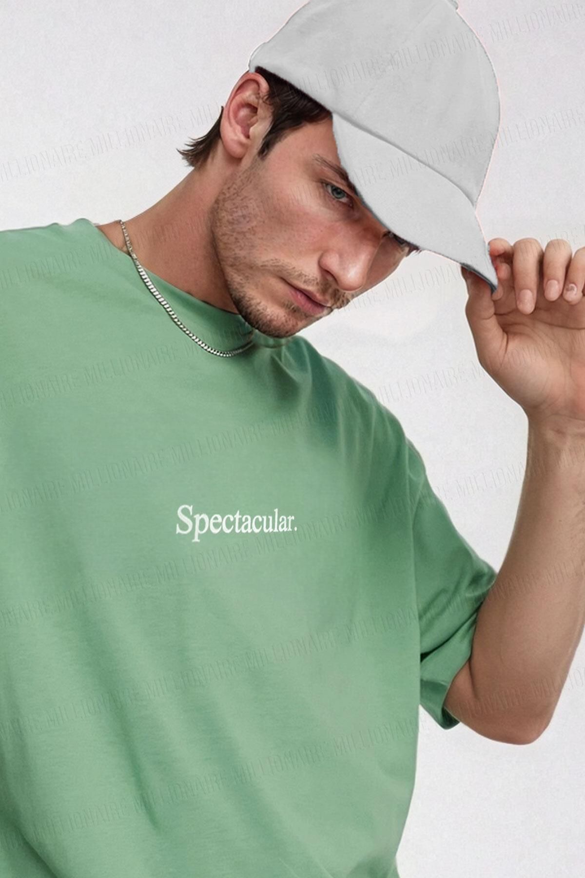 Tarzsokak Erkek Spectacular Açık Yeşil Oversize Salas Boyfriend