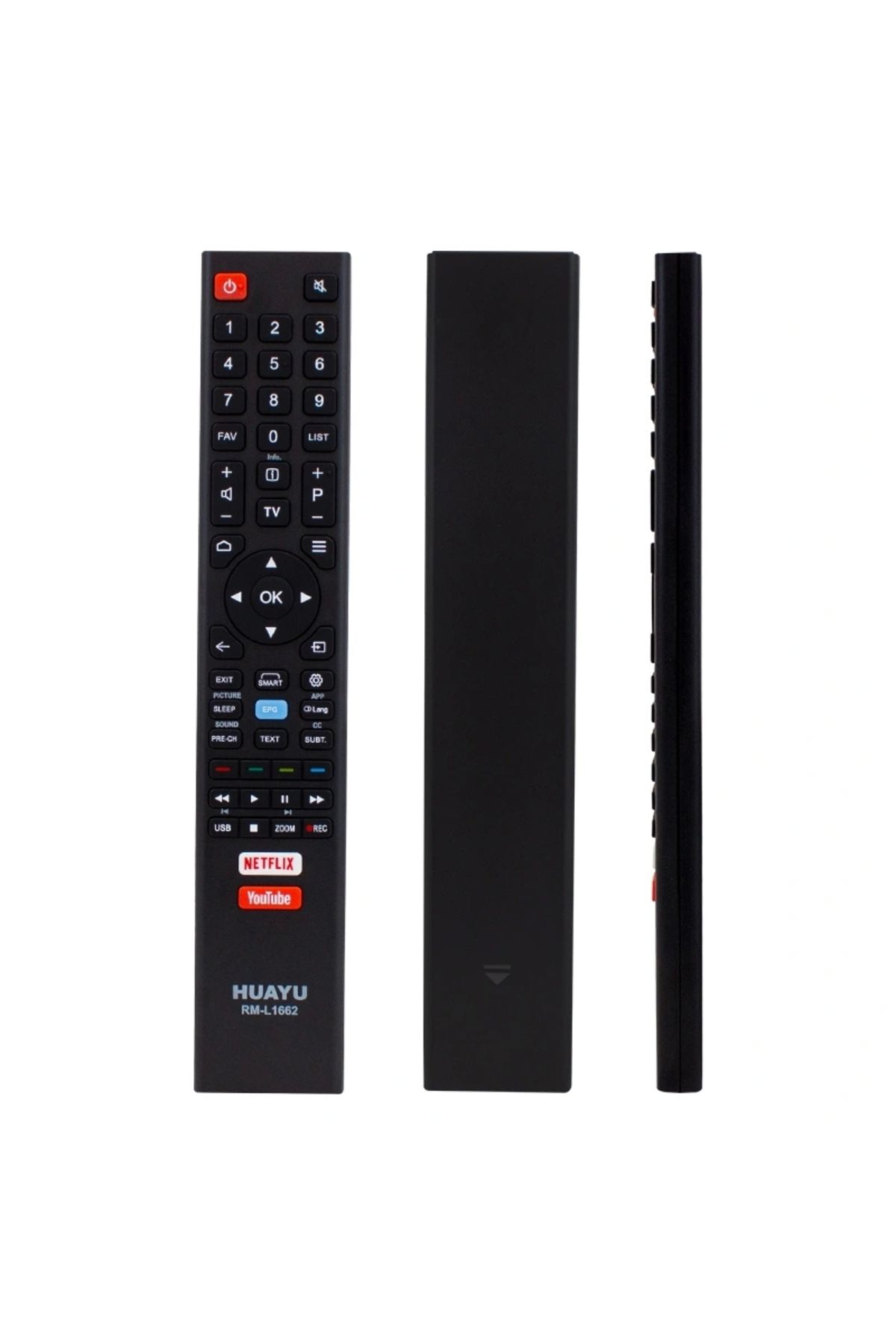 ALFA AKSESUAR 03 Huayu Rm-l1662 Netflıx-youtube Tuşlu Lcd-led Tv Unıversal Kumanda