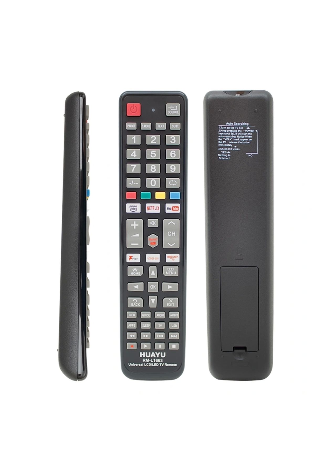 ALFA AKSESUAR 03 Huayu Kl Rm-l1663 Netflıx-youtube-google Play Tuşlu Unıversal Lcd Led Tv Kumanda
