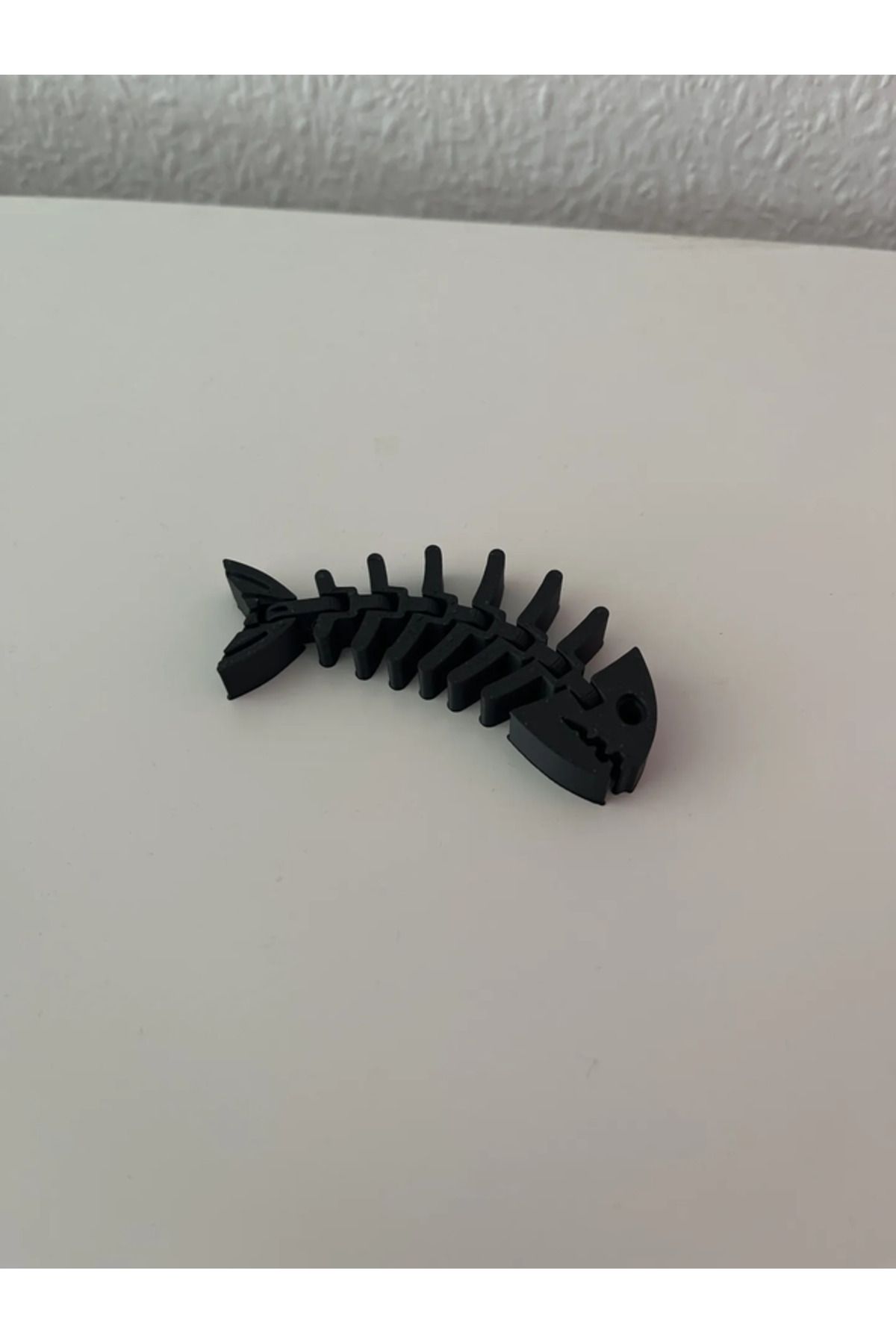 TSC Siyah Renk PLA Doğal Malzeme Balık Baskı 12 CM Ufak Oyuncak