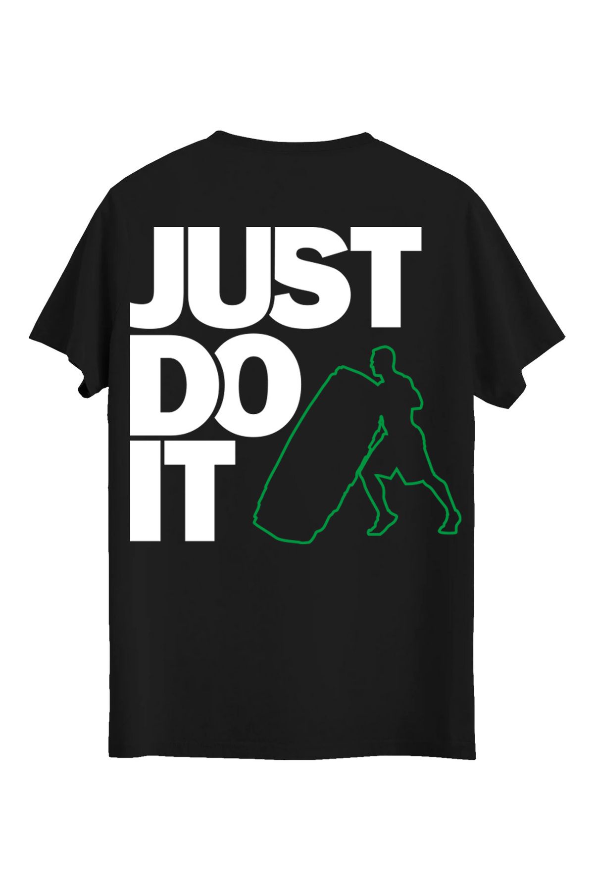 srcmarket Body, Gym Sporcularına Özel, JUSTDOIT Baskılı Unisex Tshirt