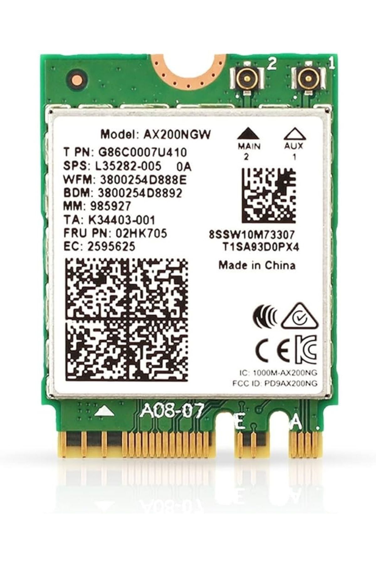 Storeofwifi Ax200ngw Wi-fi 6 Bluetooth 5.1 Network Kartı