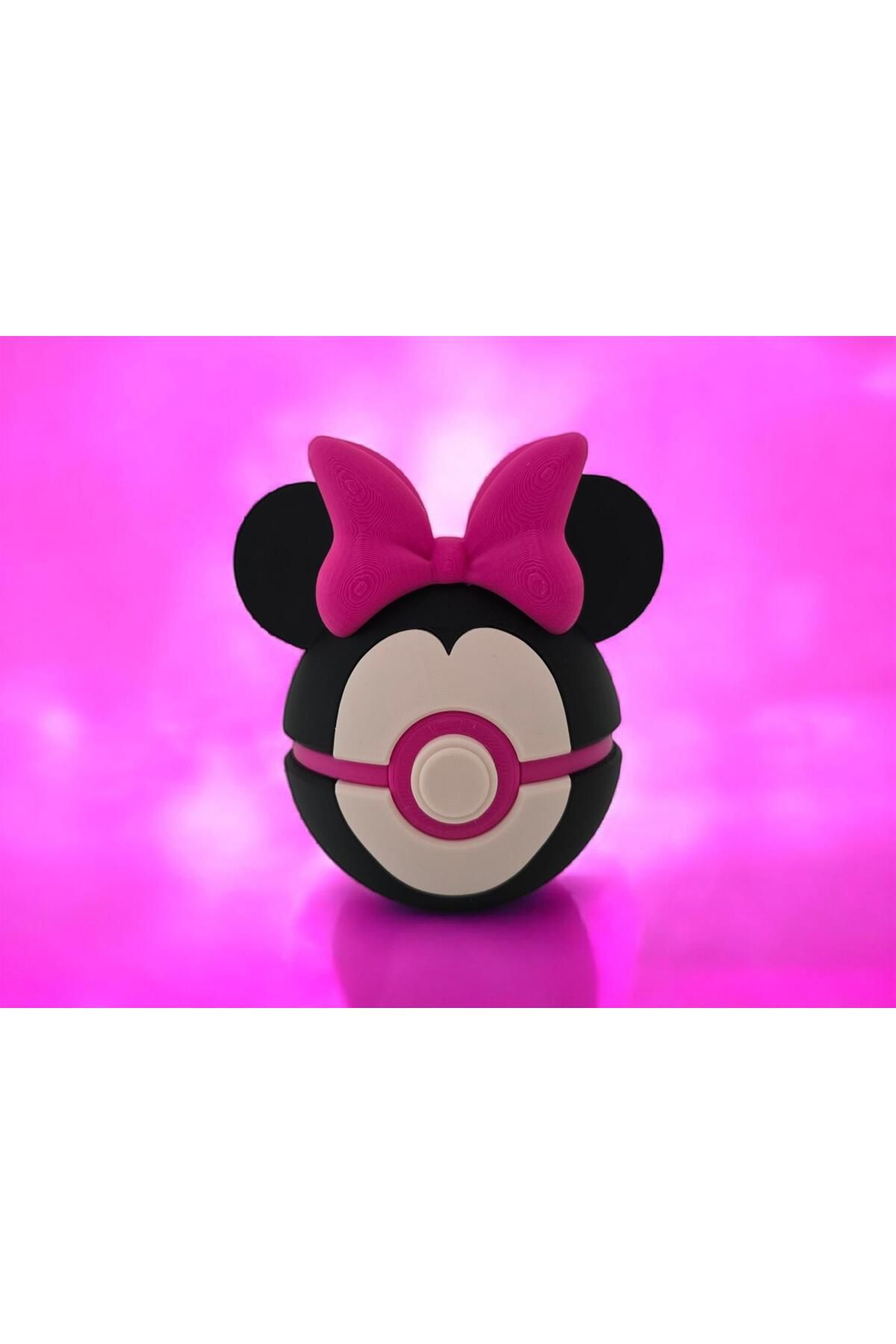 üç boyutlu haller Özel Tasarım Pokemon Minnie Mousse Pokeball Pokemon Kutusu