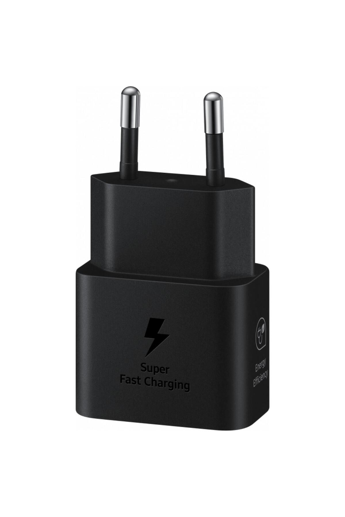 Samsung-Incarcator Original Retea Super Fast Charging port USB Type-C, 25W, Negru 4