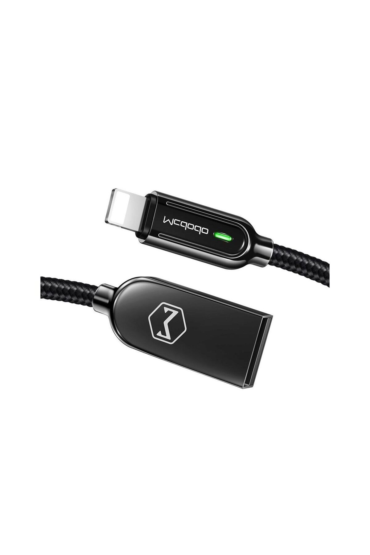 Mcdodo-Cablu Lightning Auto Disconnect Black (1.2m, max 2A, led indicator) 2
