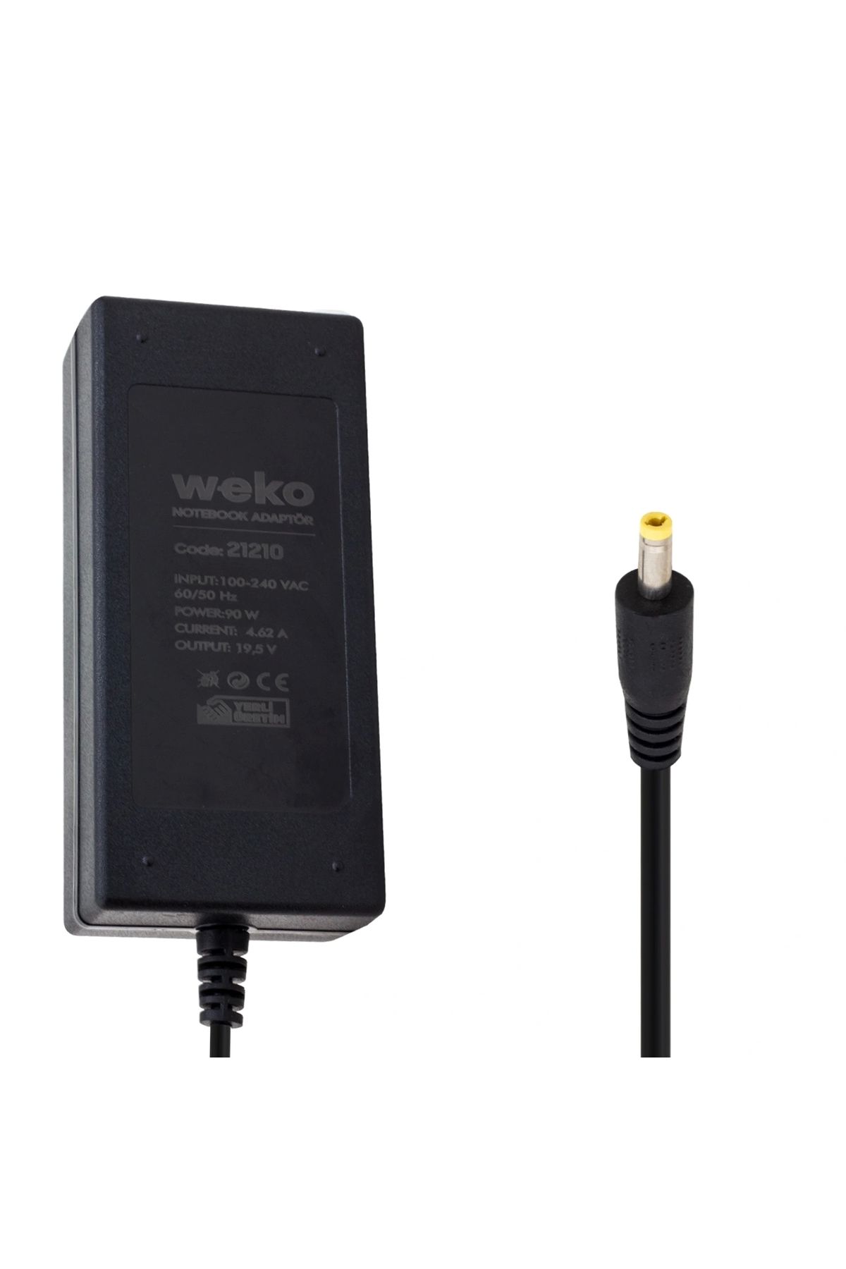 ALFA AKSESUAR 03 19.5 Volt 4.62 Amper 90 Watt 4.0*1.7 Uçlu Notebook Adaptör Yerli Üretim