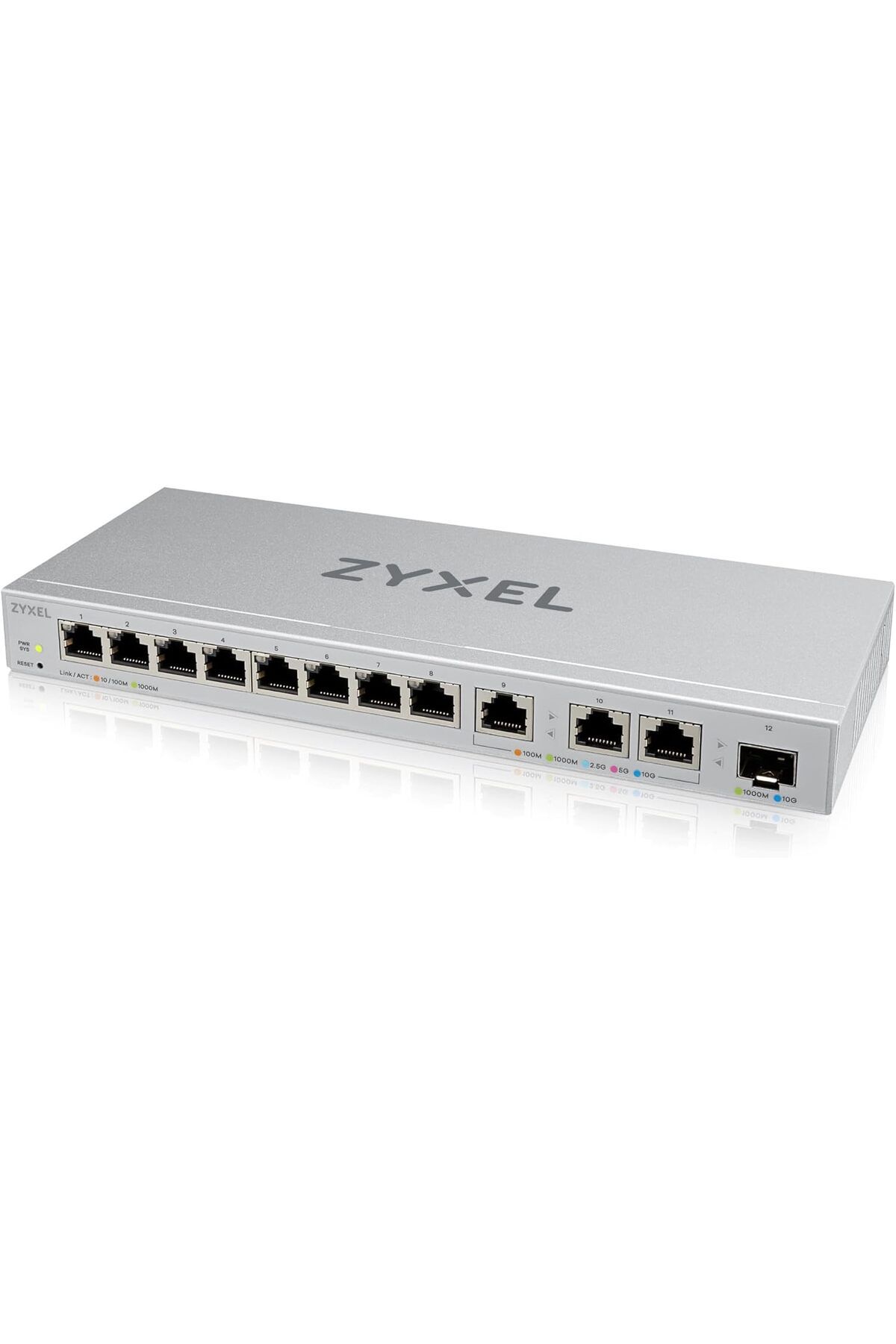 salesalbutik 12 Bağlantı Noktalı Web Managed Multi Gigabit Switch | 3x 10G ve 1x 10G SFP+