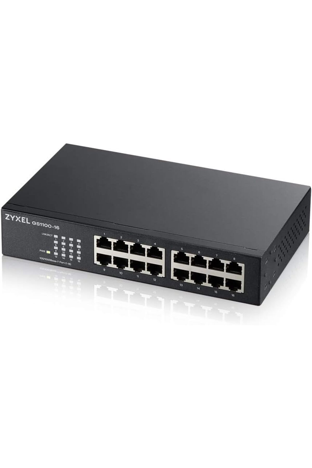 yenibagshop 16-Port 10/100/1000 Gigabit Ethernet Unmanaged Switch | Fansız Tasarım