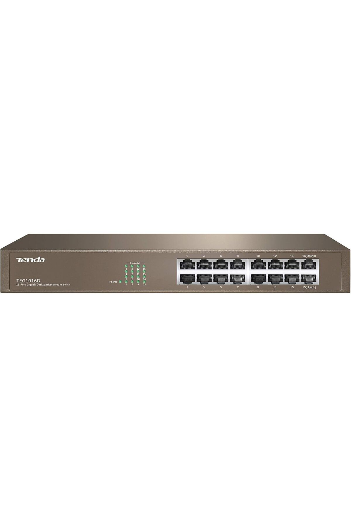 STOREMAX mrttnca TEF1016D 16 Port 10-100Mbps Ethernet Switch Fast Çelik Kasa Rackmount trndymrt 1087243